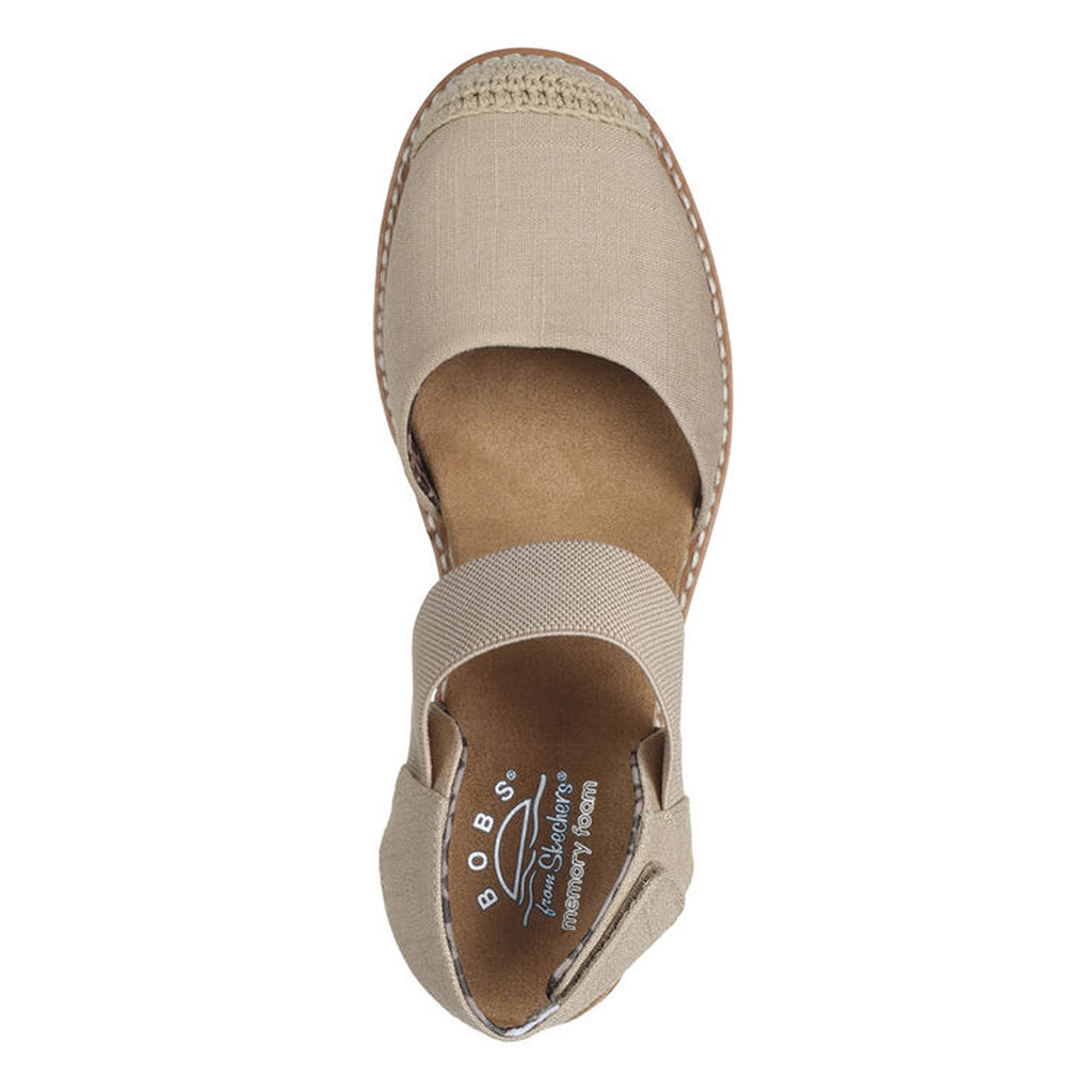 Women's Skechers BOBS Desert Kiss - Sun Shining Sandal NATURAL 114132-NAT