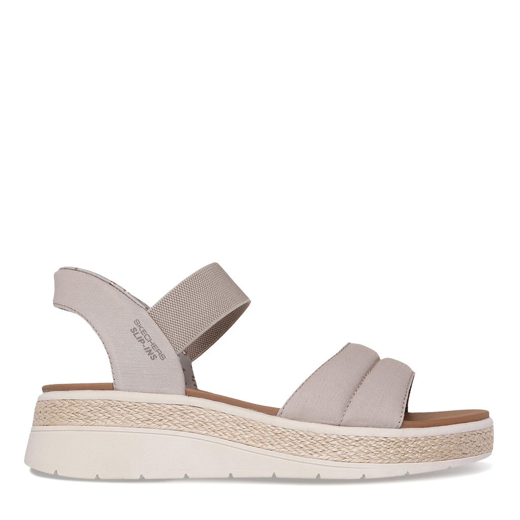 Women's Skechers Slip-ins: BOBS Sun Ray Sandal TAUPE 114413-TPE