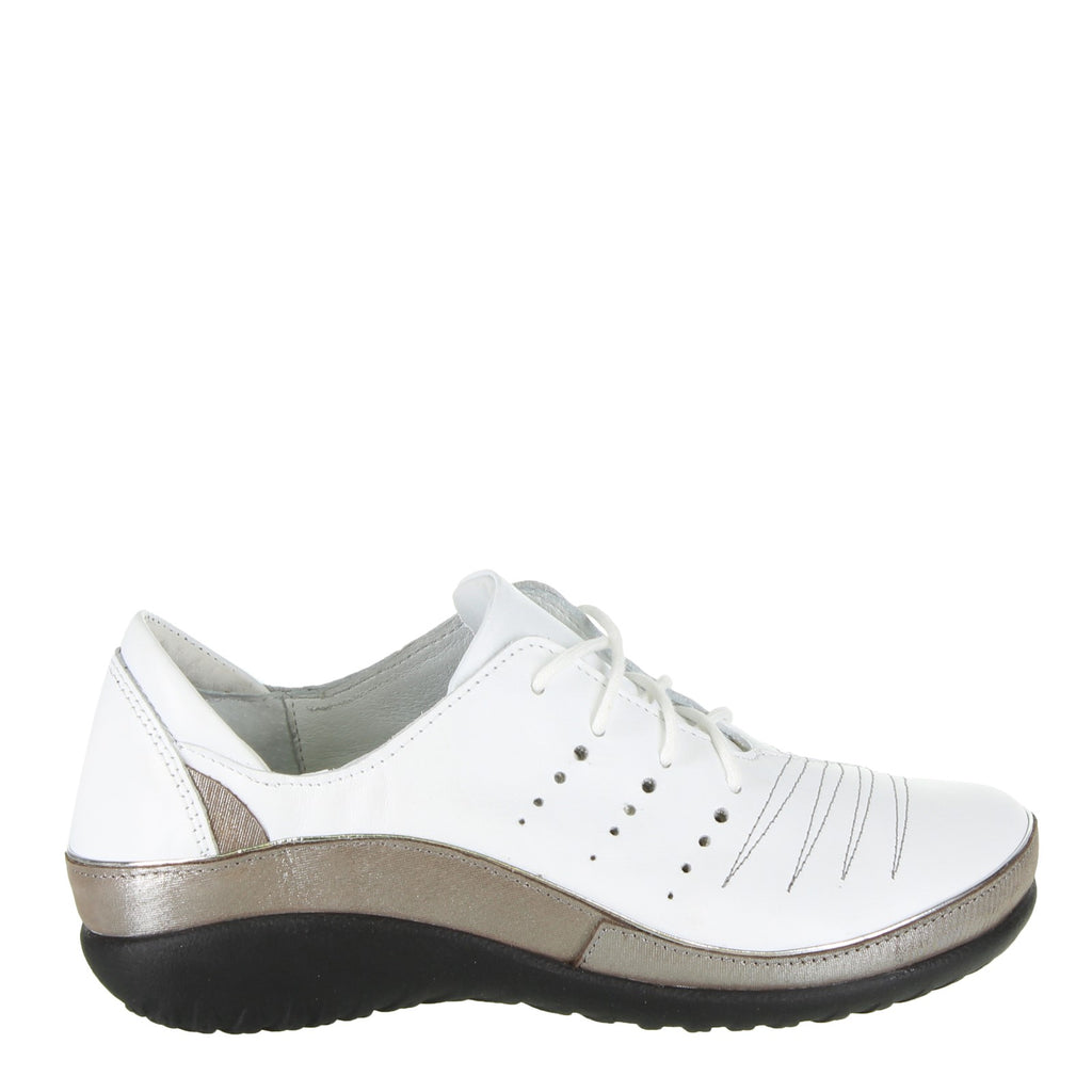 Women's Naot Kumara Sneaker WHITE/SILVER 11450-W1Z