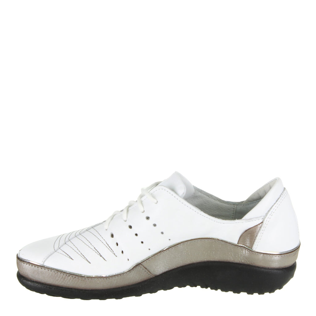 Women's Naot Kumara Sneaker WHITE/SILVER 11450-W1Z