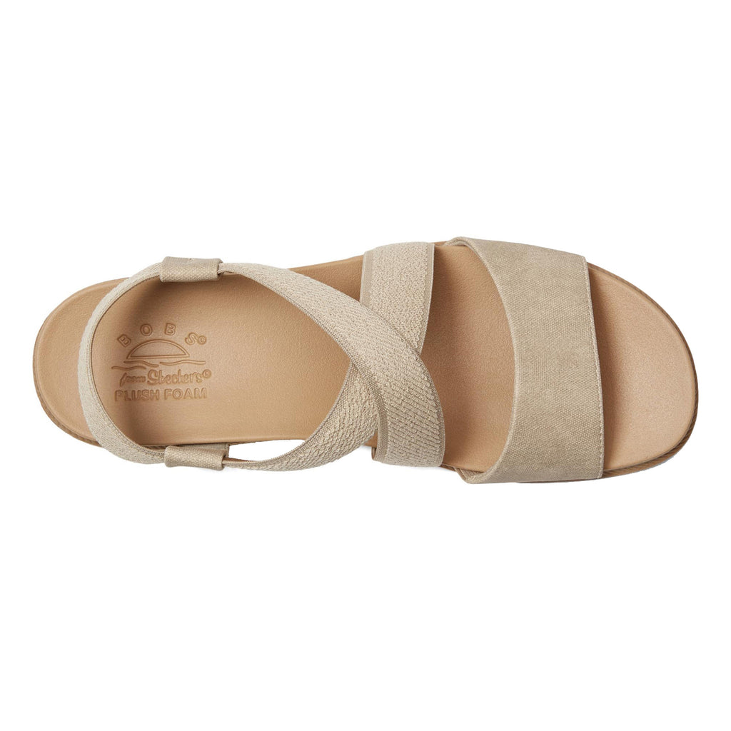 Women's Skechers BOBS Desert Kiss Low Sandal TAUPE 114705-TPE