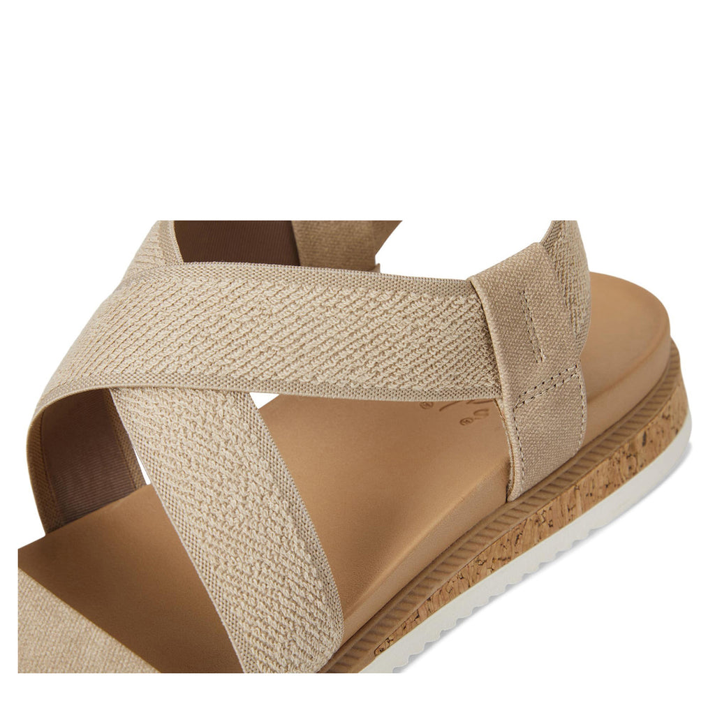 Women's Skechers BOBS Desert Kiss Low Sandal TAUPE 114705-TPE