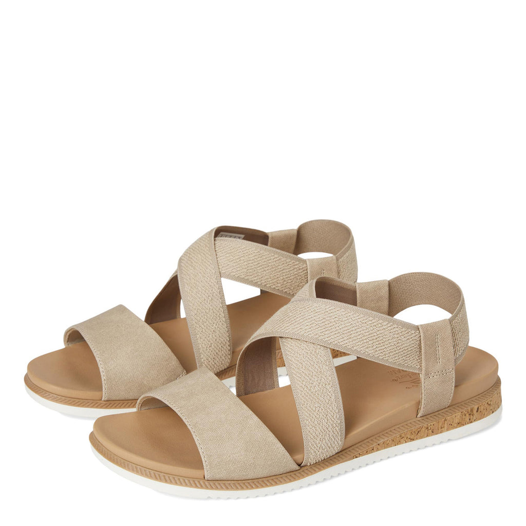 Women's Skechers BOBS Desert Kiss Low Sandal TAUPE 114705-TPE