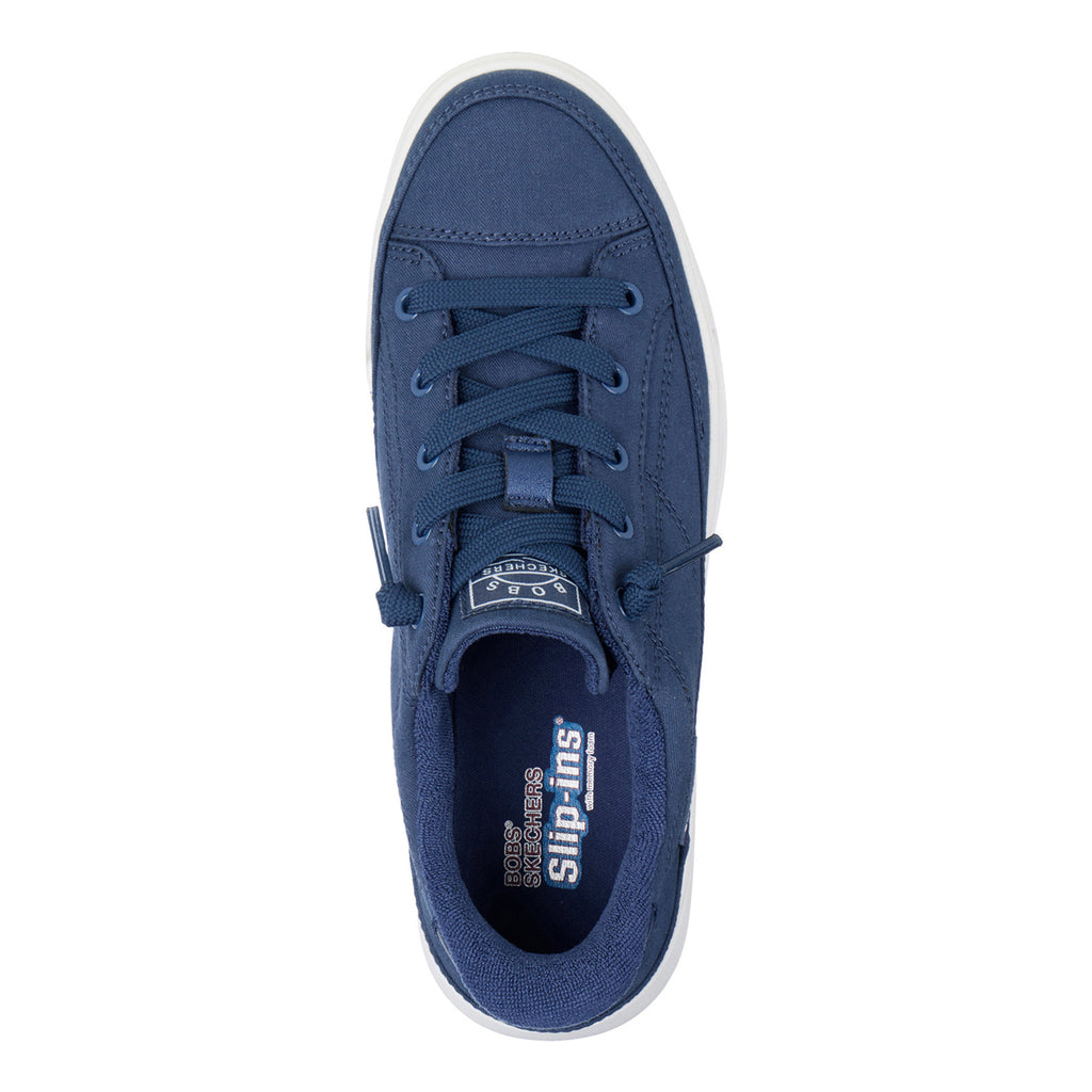 Women's Skechers Slip-ins: BOBS Social Sneaker NAVY 114853-NVY