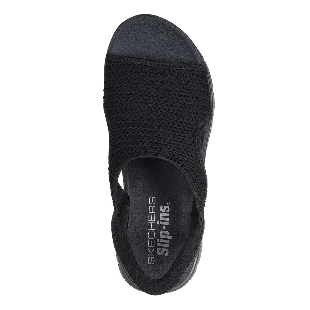 Women's Skechers Slip-ins: Summits - Sweetly Evolved Sandal BLACK 119519-BBK