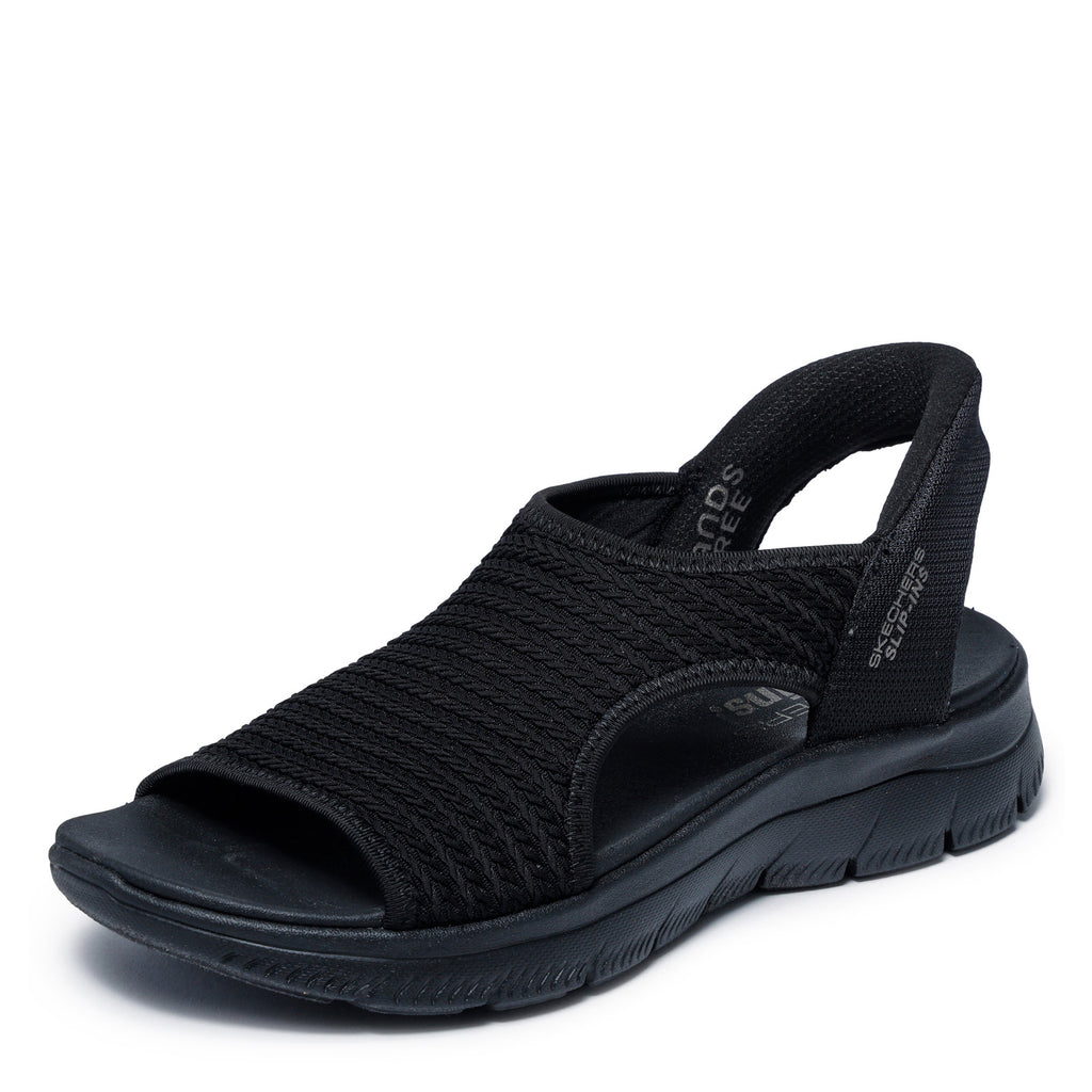 Women's Skechers Slip-ins: Summits - Sweetly Evolved Sandal BLACK 119519-BBK