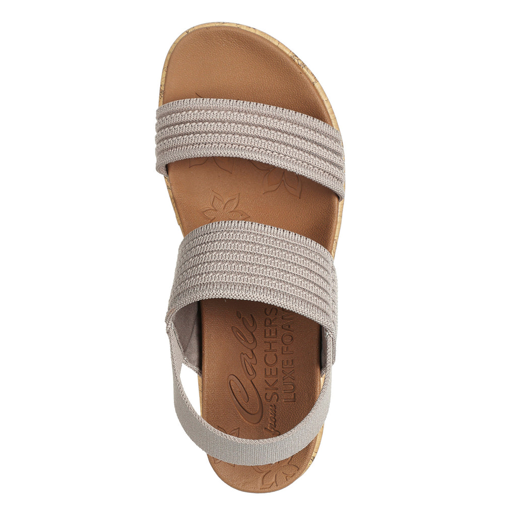 Women's Skechers Cali Beverlee - Sheer Luck Sandal TAUPE 119571-TPE