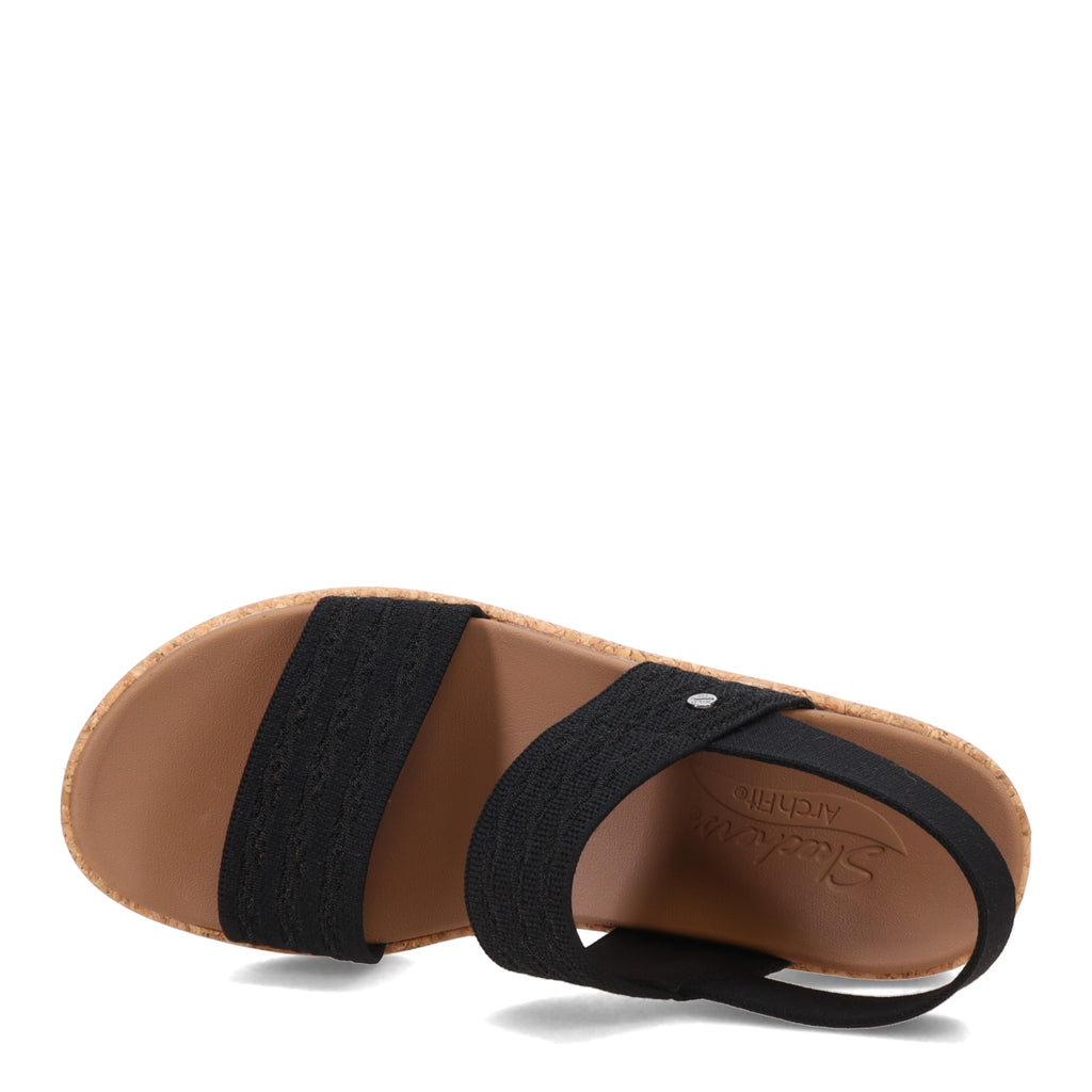 Women's Skechers Arch Fit Beverlee - Mesh On You Sandal BLACK 119985-BLK