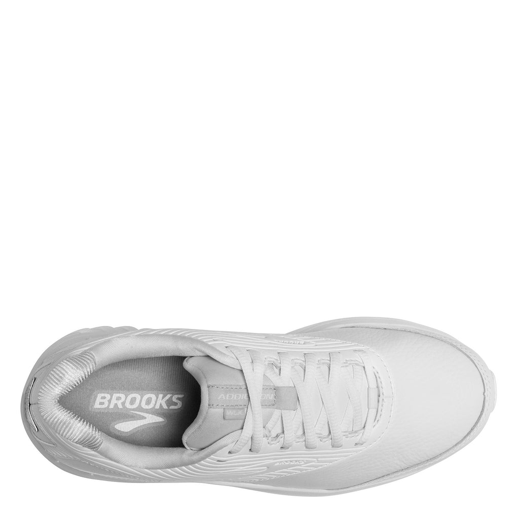 Women's Brooks Addiction Walker 2 Walking Shoe WHITE/WHITE 120307 1B 142