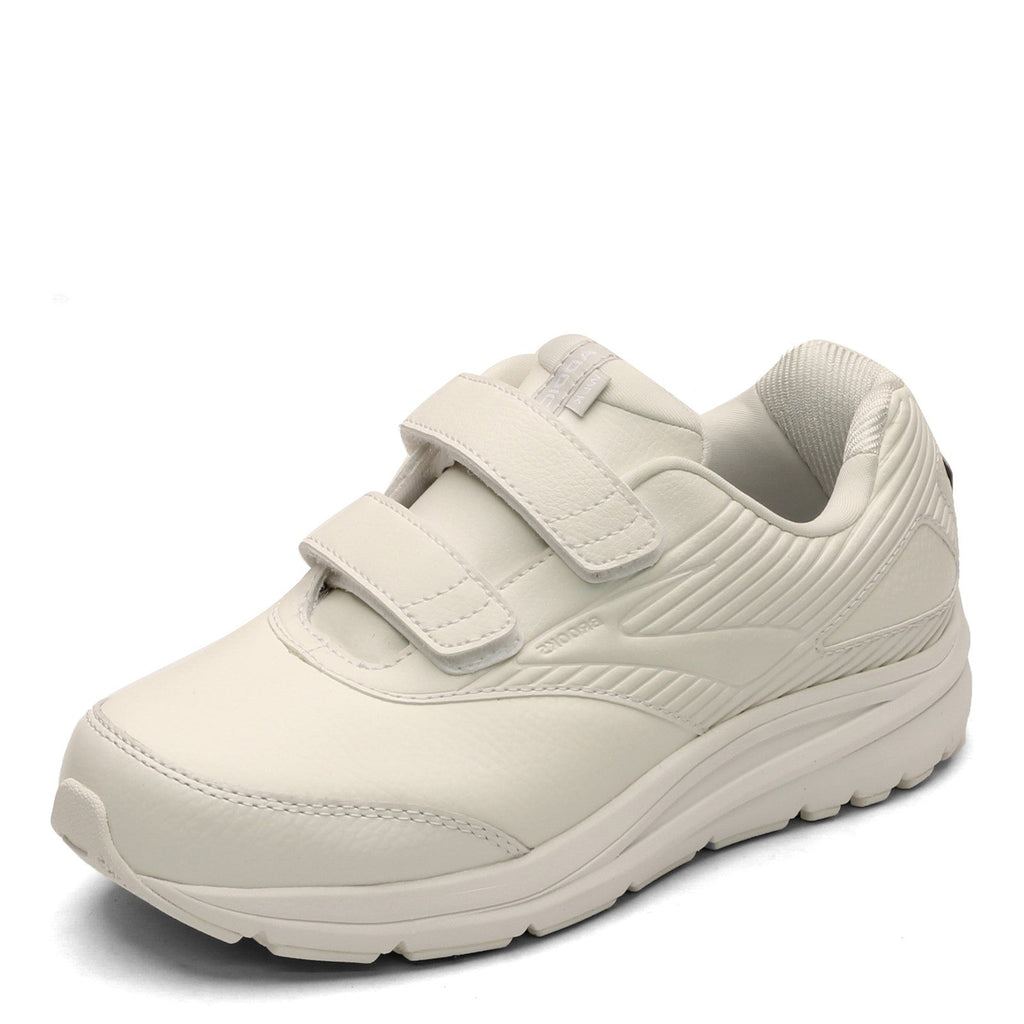 Women's Brooks Addiction Walker V-Strap 2 Walking Shoe WHITE 120309 1B 142