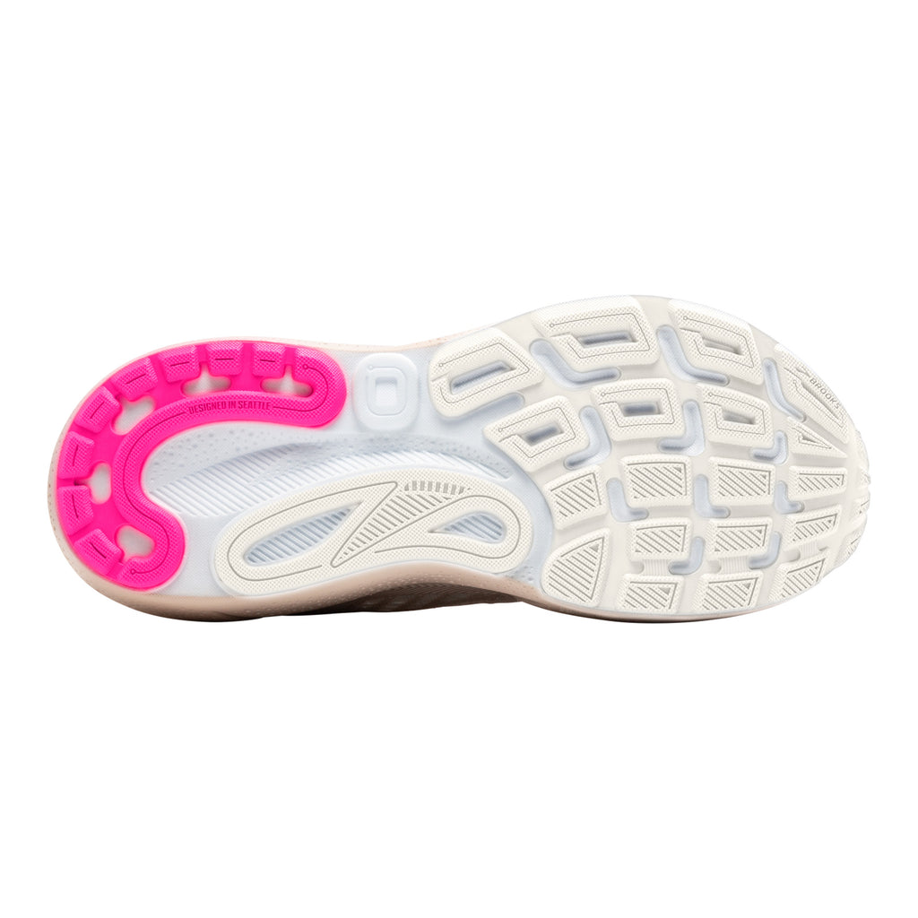 Women's Brooks Adrenaline GTS 24 Running Shoe CHATEAU GREY/COCONUT/PINK 120426 1B 159