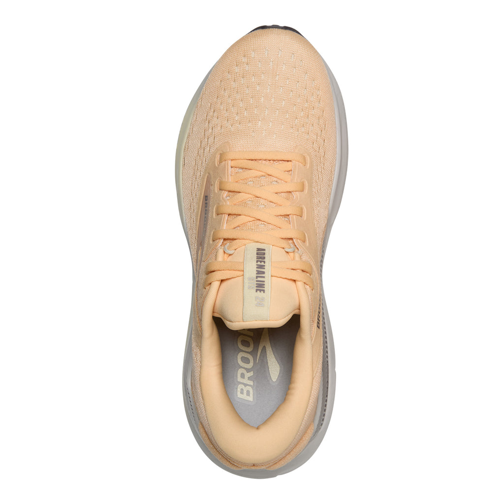 Women's Brooks Adrenaline GTS 24 Running Shoe SHERBERT/ OYSTER 120426 1B 832