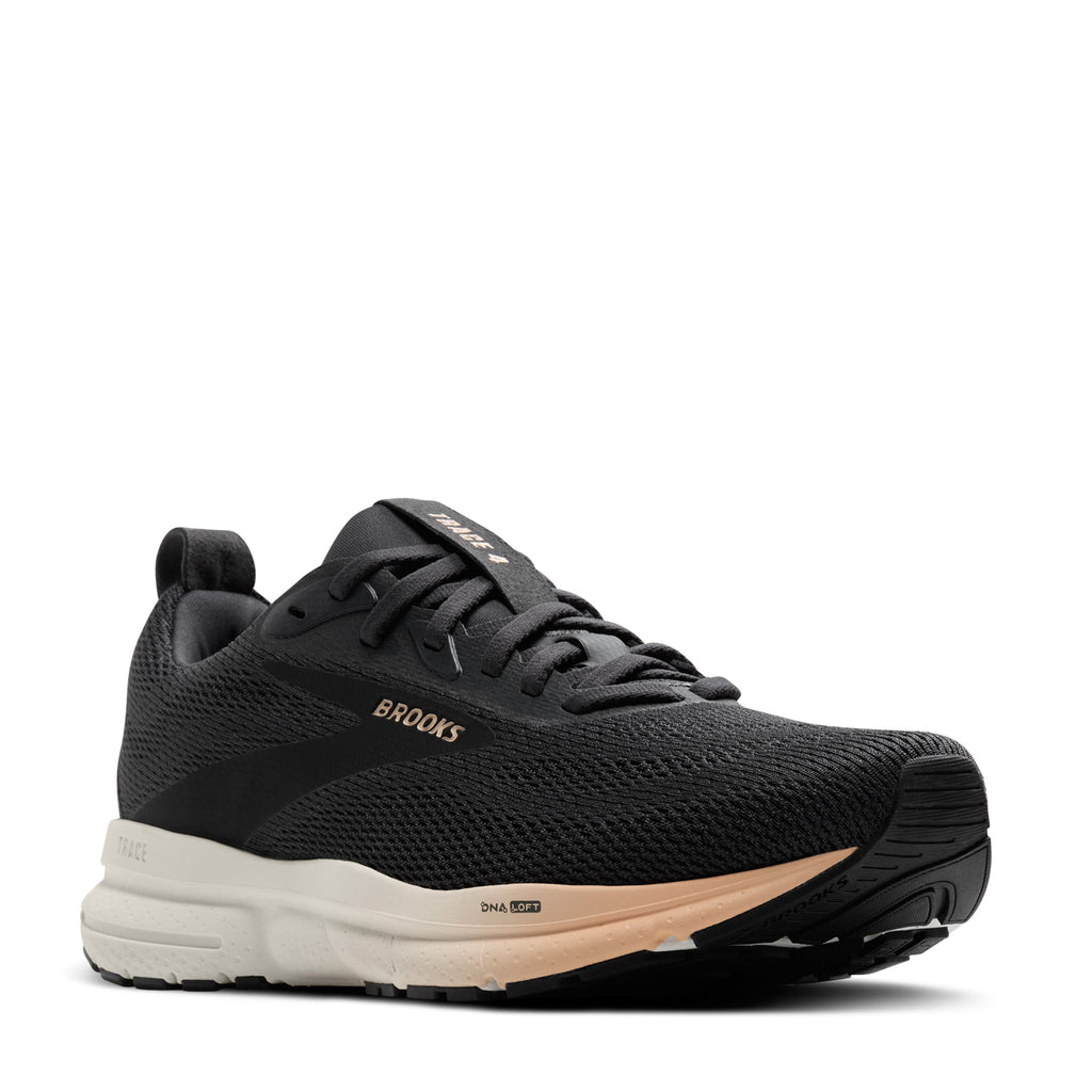Women's Brooks Trace 4 Running Shoe EBONY/BLACK/WHITE 120441 1B 037