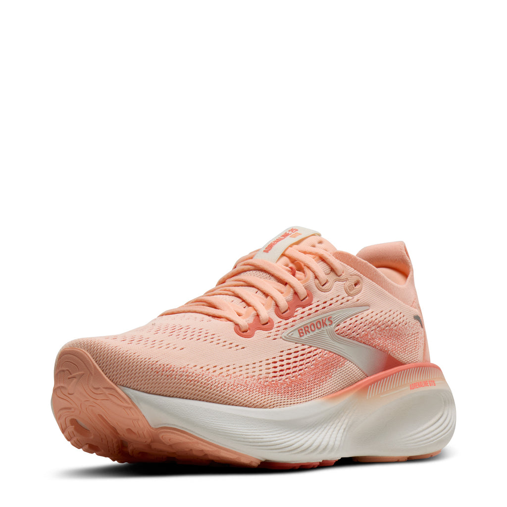 Women's Brooks Adrenaline GTS 25 Running Shoe PEACH 120443 1B 855