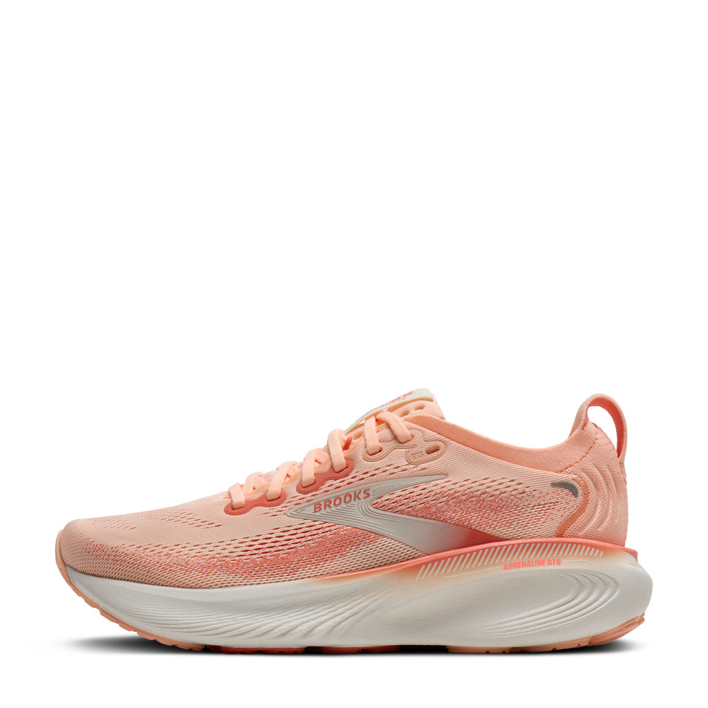 Women's Brooks Adrenaline GTS 25 Running Shoe PEACH 120443 1B 855