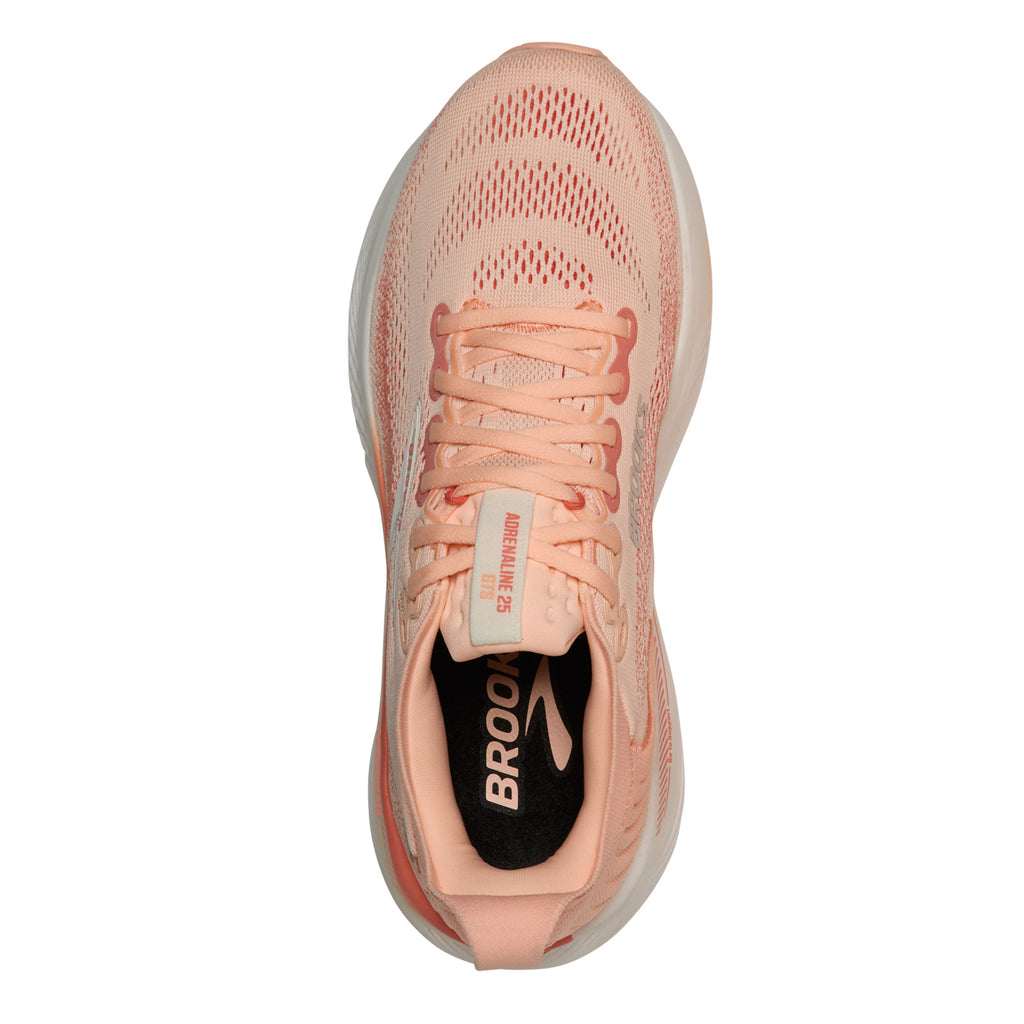 Women's Brooks Adrenaline GTS 25 Running Shoe PEACH 120443 1B 855