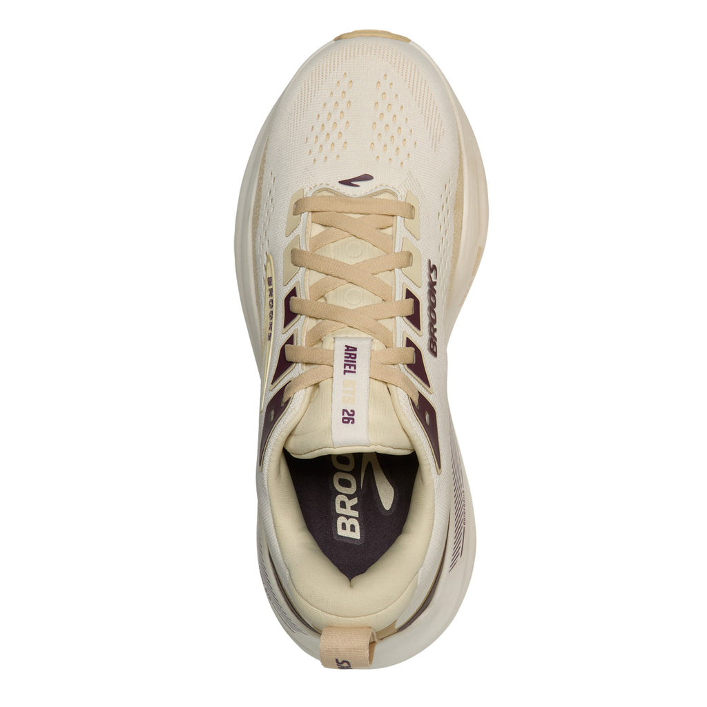 Women's Brooks Ariel GTS 26 Running Shoe COCONUT SAND 120444 1B 288