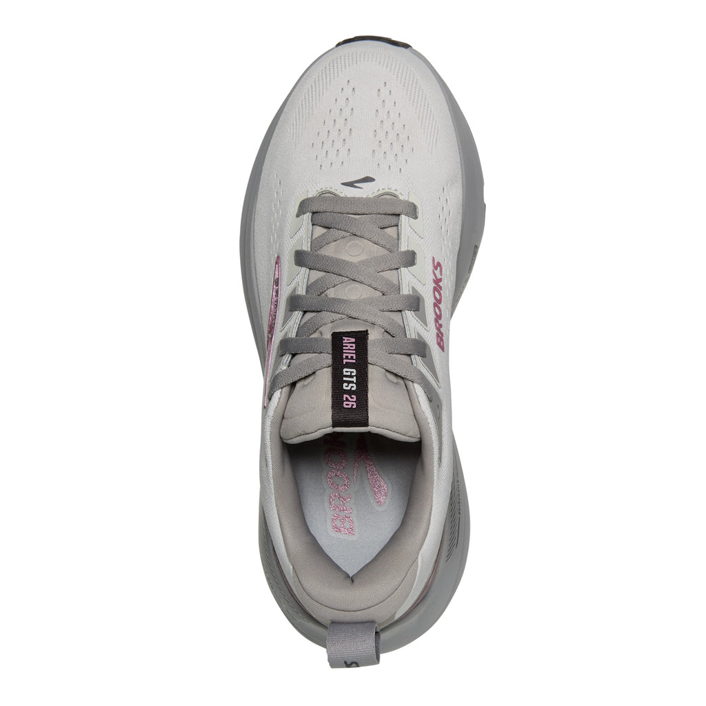Women's Brooks Ariel GTS 26 Running Shoe - Wide Width OYSTER MUSHROOM 120444 1D 094
