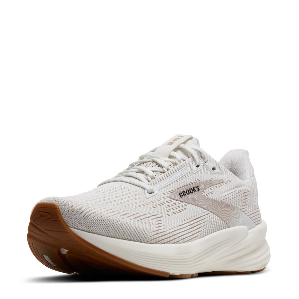Women's Brooks Revel 8 Running Shoe WHITE/CHATEAU GREY 120456 1B 171