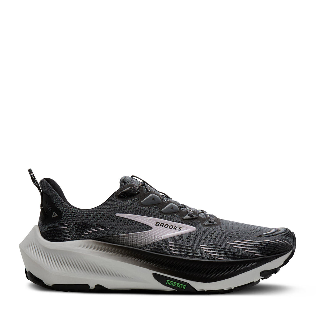 Women's Brooks Ghost Trail Running Shoe POPPYSEED / BLACK/ PINK 120464 1B 037
