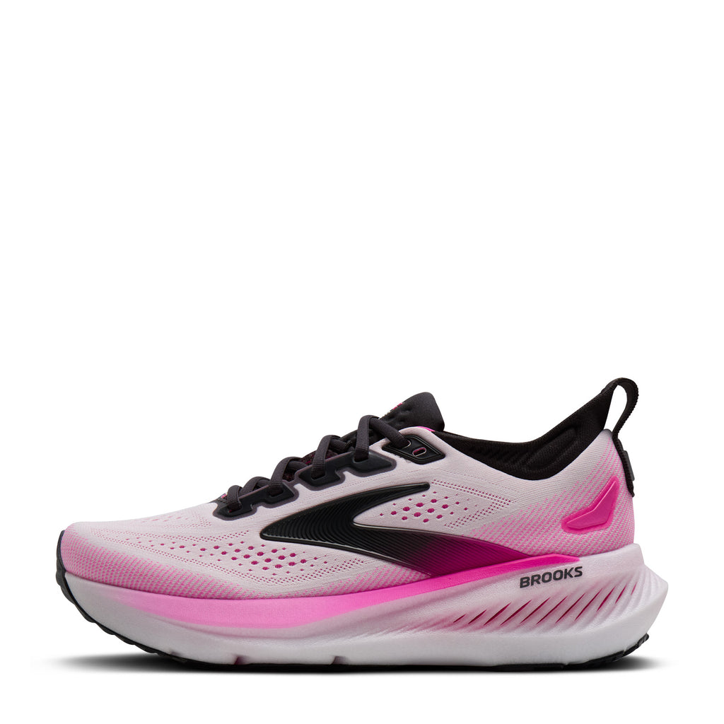 Women's Brooks Glycerin 23 Running Shoe WHITE PINK 120465 1B 111