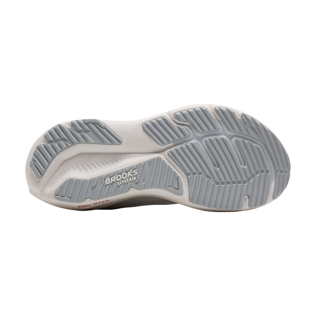 Women's Brooks Glycerin 23 Running Shoe WHITE HARBOR MIST 120465 1B 133