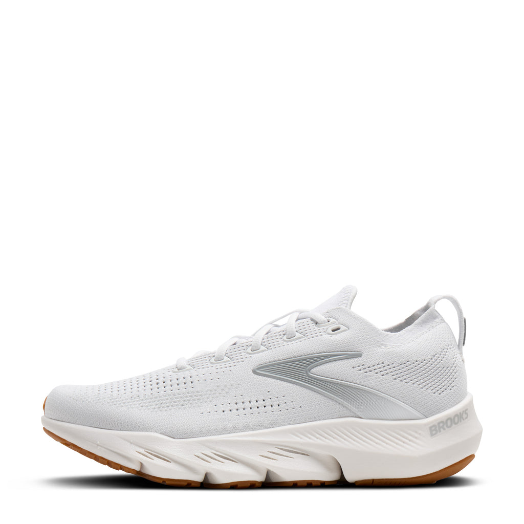 Women's Brooks Glycerin Flex Running Shoe WHITE / BLACK 120467 1B 187