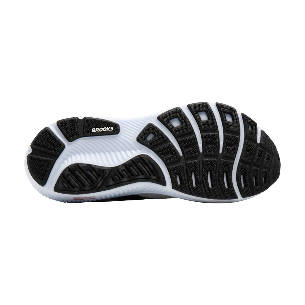Women's Brooks Ghost 18 Running Shoe - Extra Wide Width WHITE / BLACK / ROSE GOLD 120482 2E 105