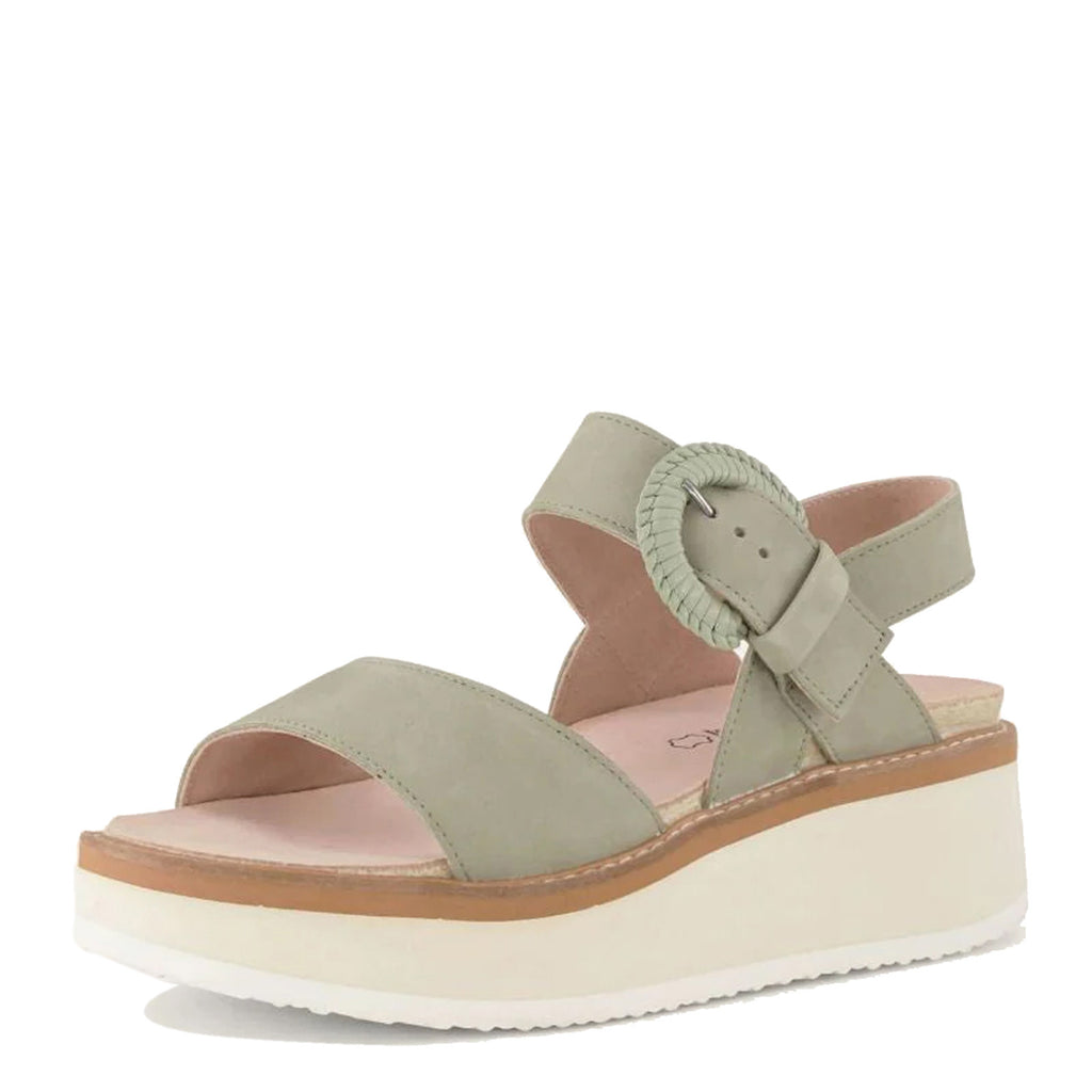 Women's Naot Crepe Sandal SAGE NUBUCK 124100-GCA