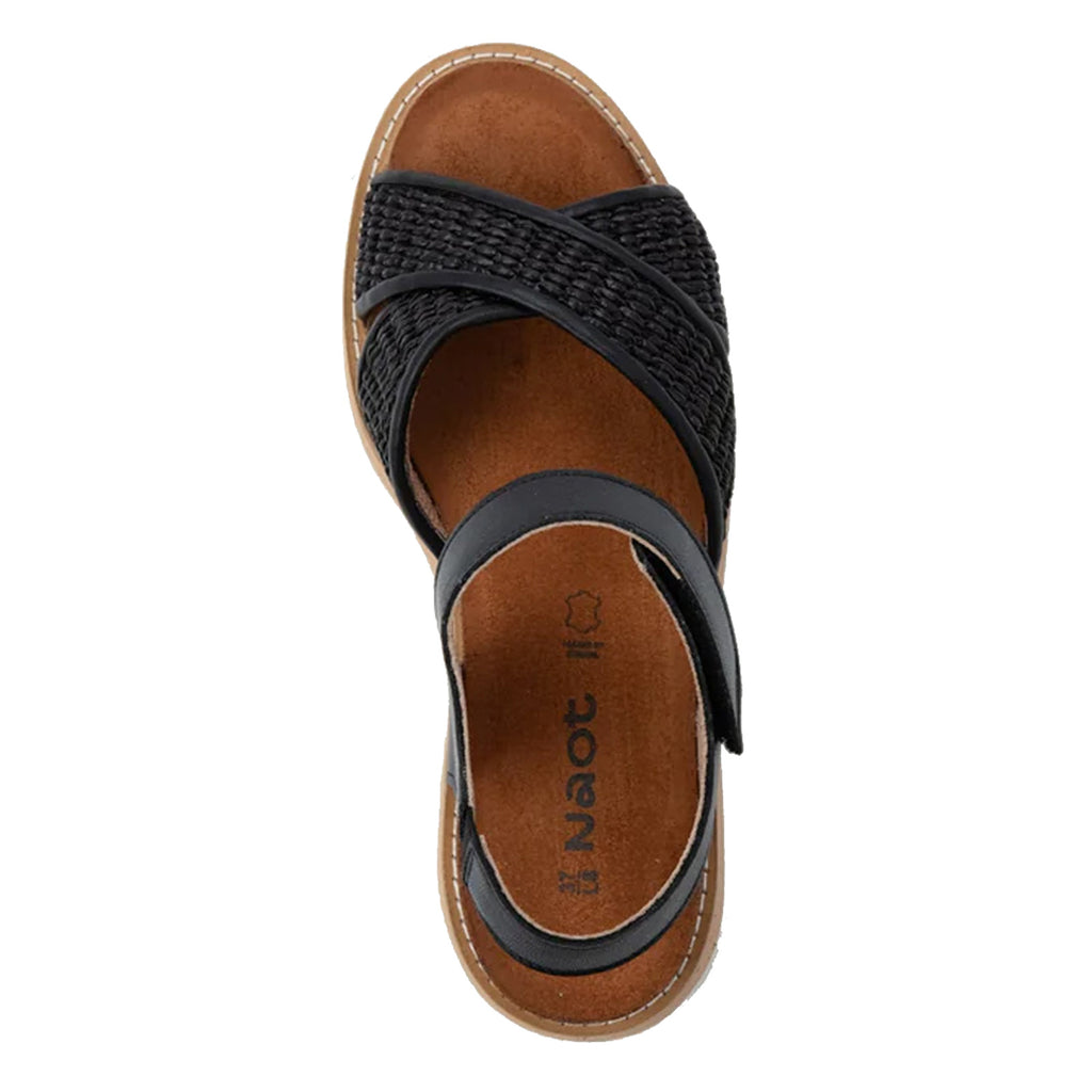 Women's Naot Pavlova Sandal JET BLACK 124205-NAT