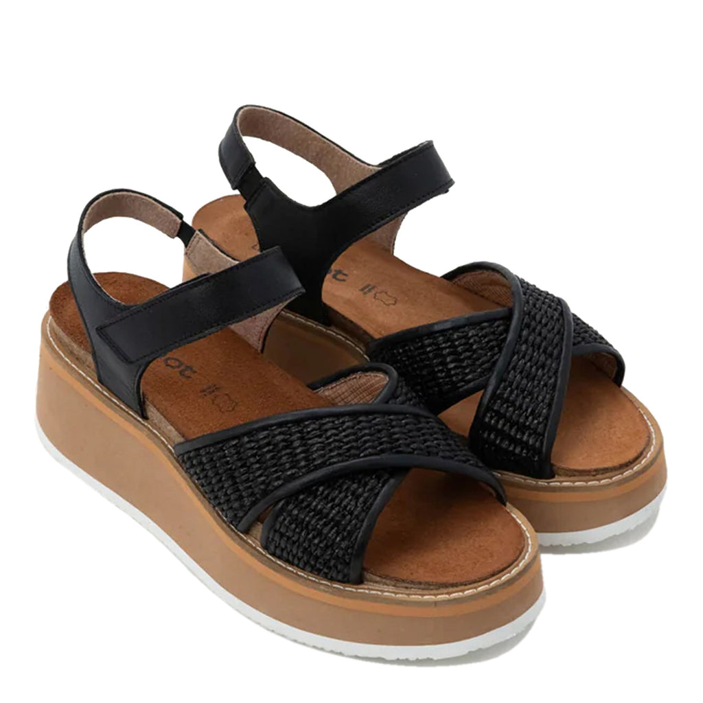 Women's Naot Pavlova Sandal JET BLACK 124205-NAT