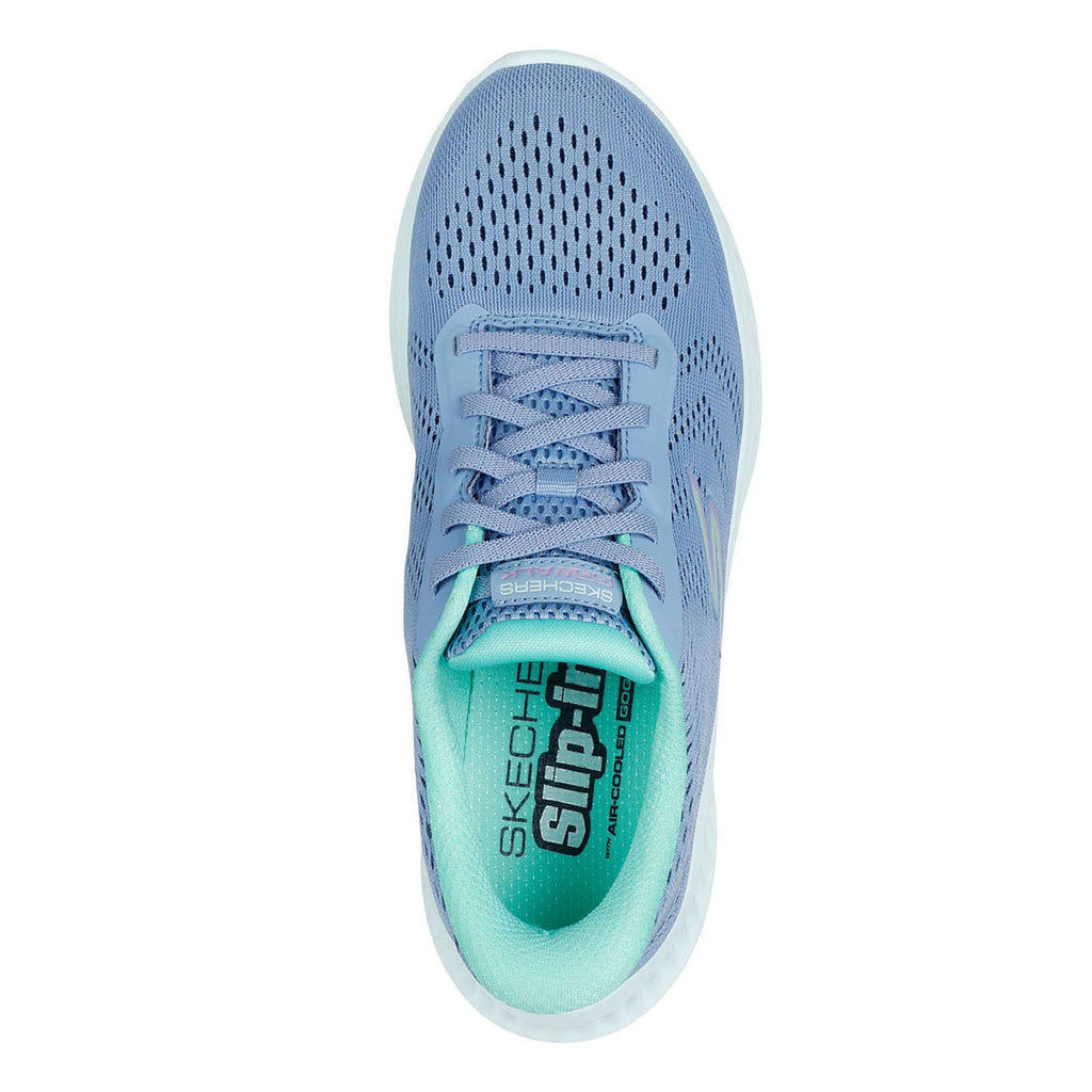 Women's Skechers Slip-ins: GO WALK Now - Khloe Sneaker BLUE GREEN 125643-BLGR