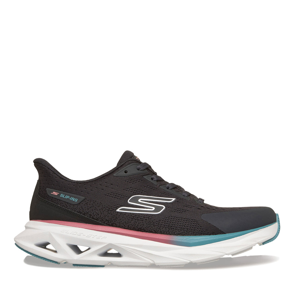 Women's Skechers GO RUN Slip-Ins: Glide-Step Sneaker - Wide Width CHARCOAL 129825W-CHAR