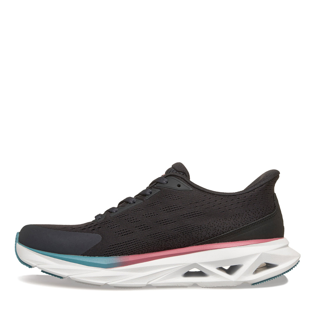 Women's Skechers GO RUN Slip-Ins: Glide-Step Sneaker - Wide Width CHARCOAL 129825W-CHAR