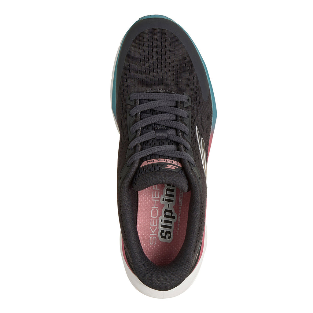 Women's Skechers GO RUN Slip-Ins: Glide-Step Sneaker - Wide Width CHARCOAL 129825W-CHAR