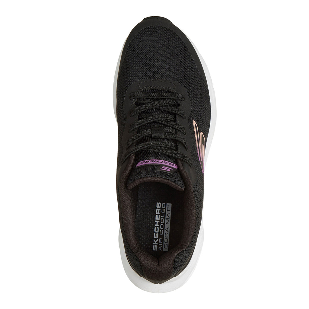 Women's Skechers Glide-Step - Vortex Avalin Sneaker BLACK  WHITE 129826-BKW