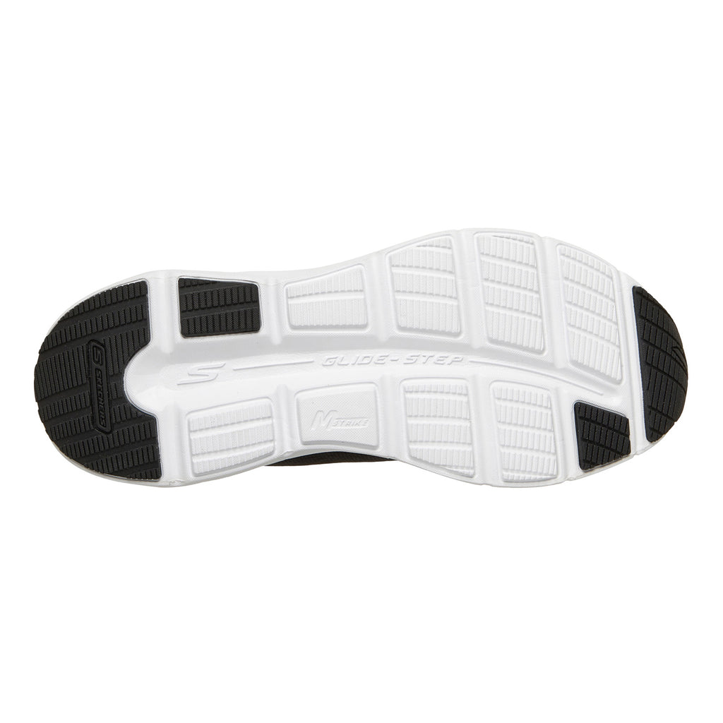 Women's Skechers Glide-Step - Vortex Avalin Sneaker BLACK  WHITE 129826-BKW