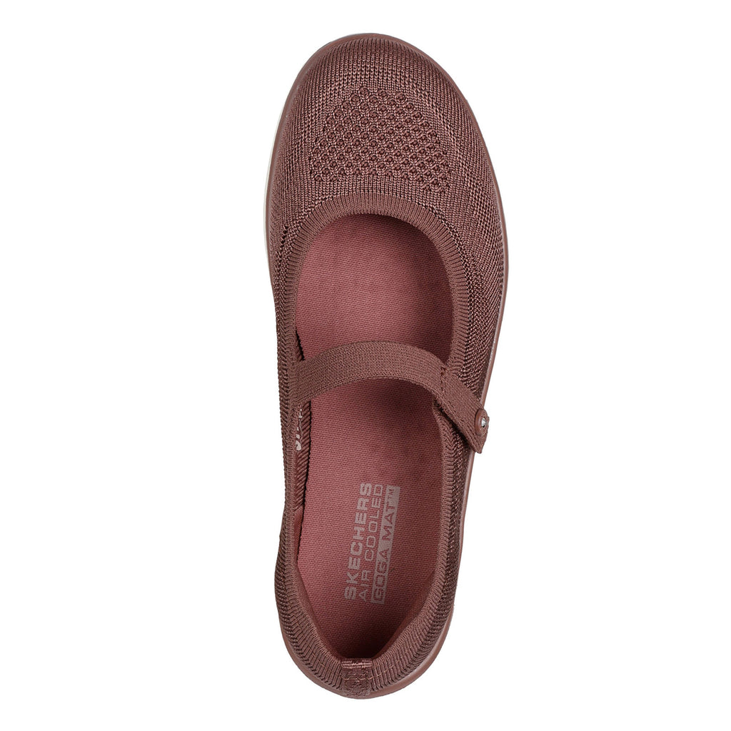 Women's Skechers On-the-GO Flex Radiant - Sweet Pea Mary Jane ROSE 138480-DKRS