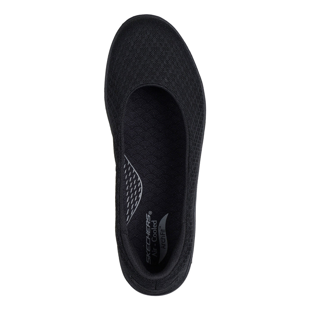 Women's Skechers Arch Fit Inspire - Aubrey Flat BLACK 138902-BBK