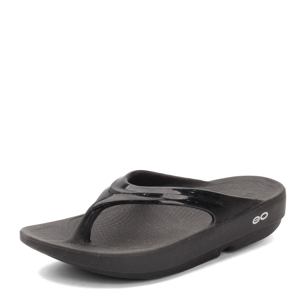 Women's Oofos OOlala Sandal BLACK PATENT 1400-BLKBLK
