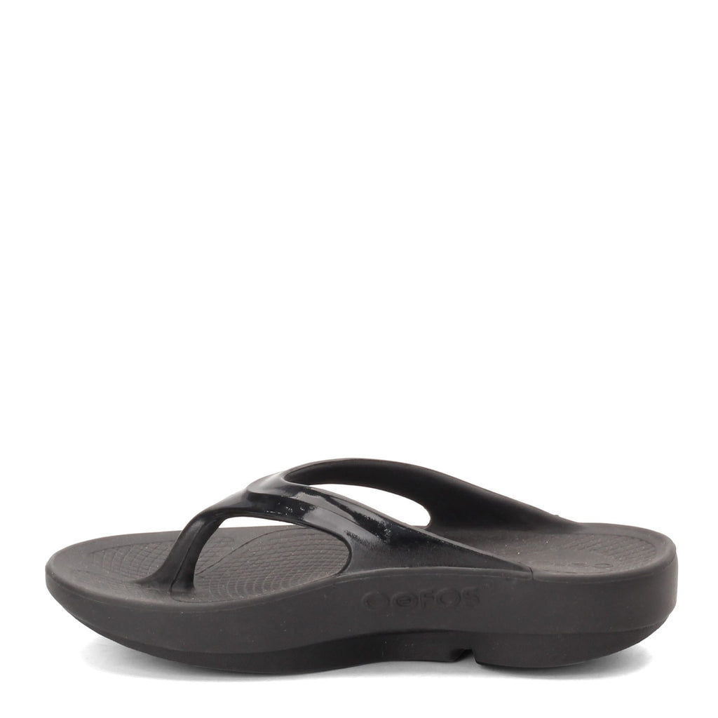 Women's Oofos OOlala Sandal BLACK PATENT 1400-BLKBLK