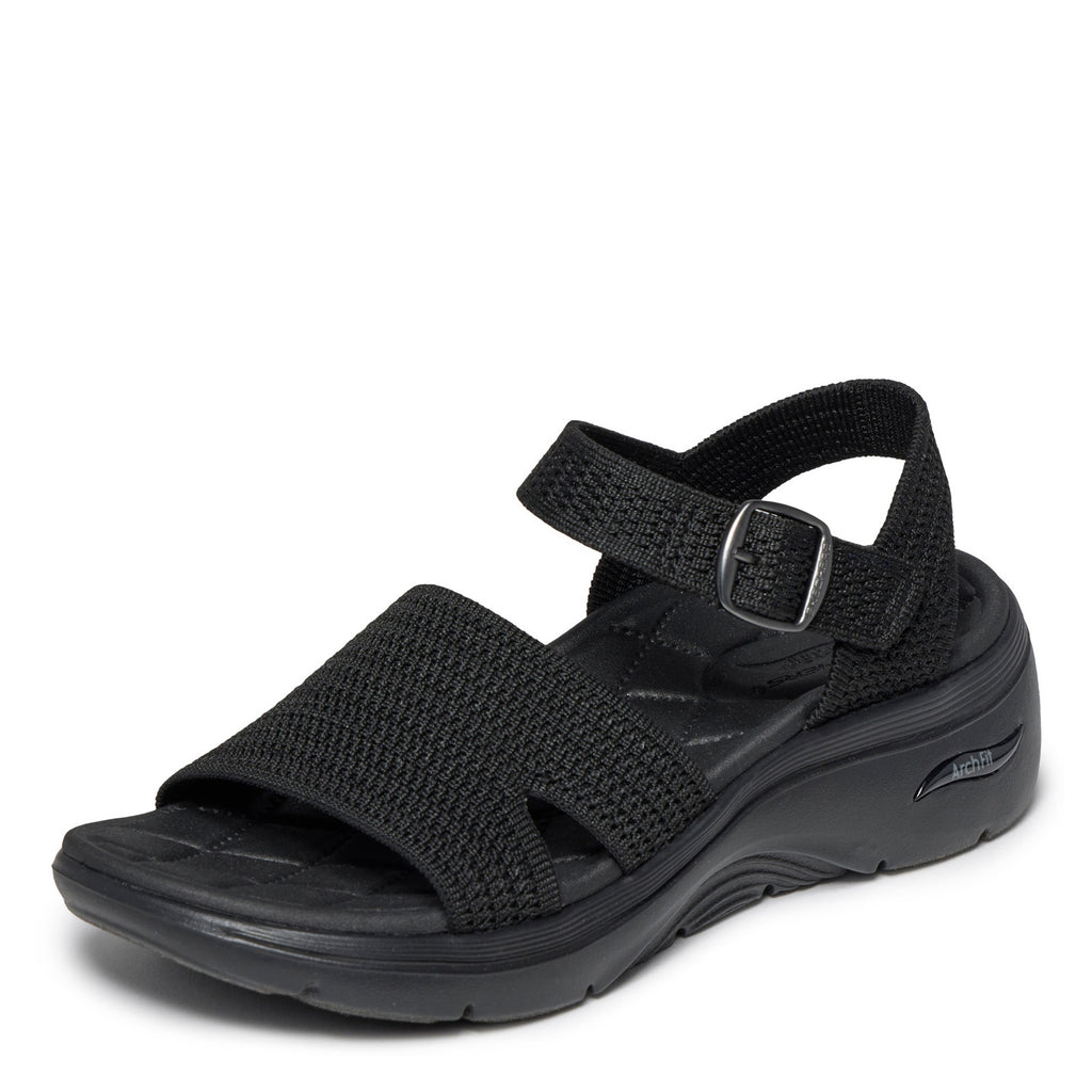 Women's Skechers GO WALK Arch Fit 2.0 Sandal BLACK 140840-BBK