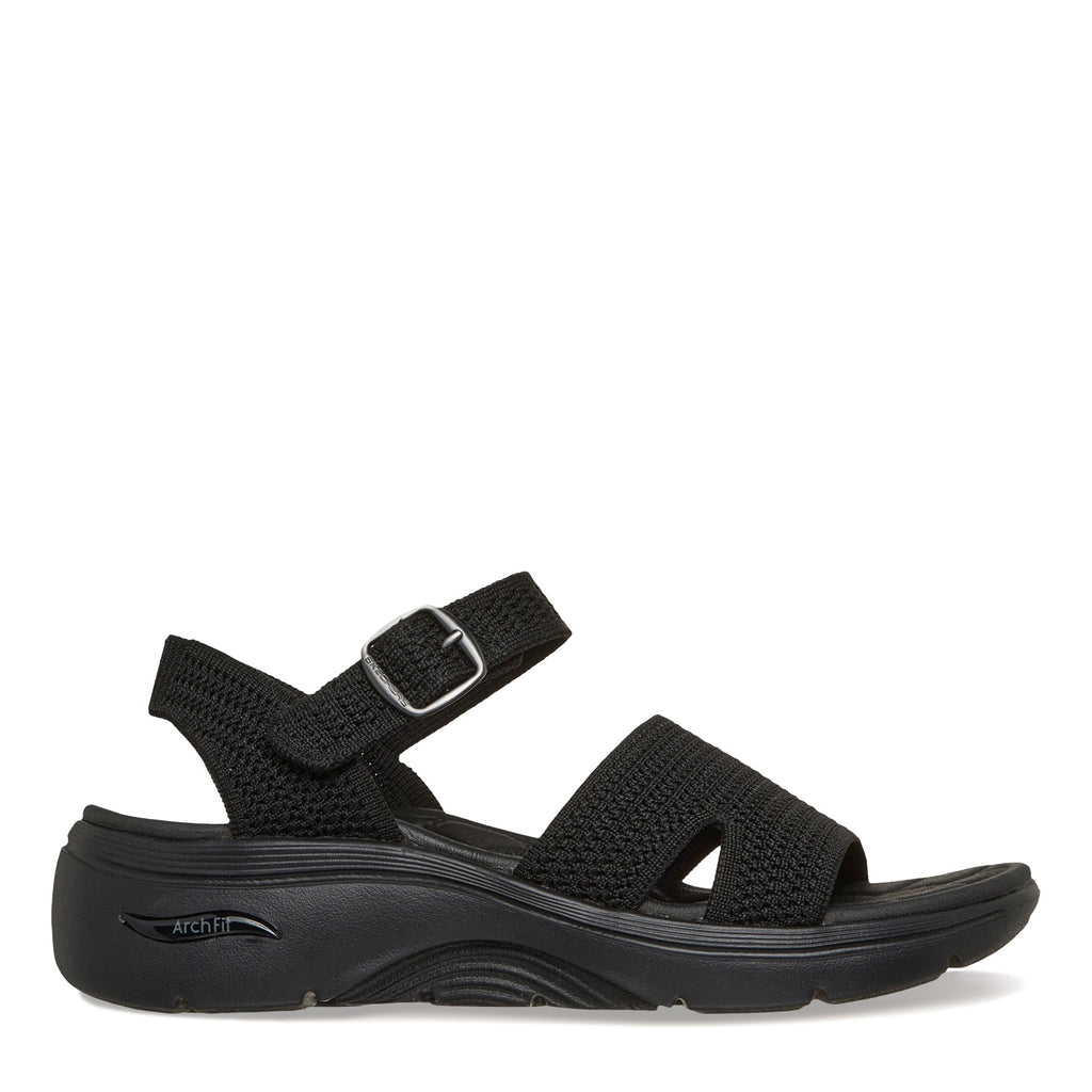 Women's Skechers GO WALK Arch Fit 2.0 Sandal BLACK 140840-BBK