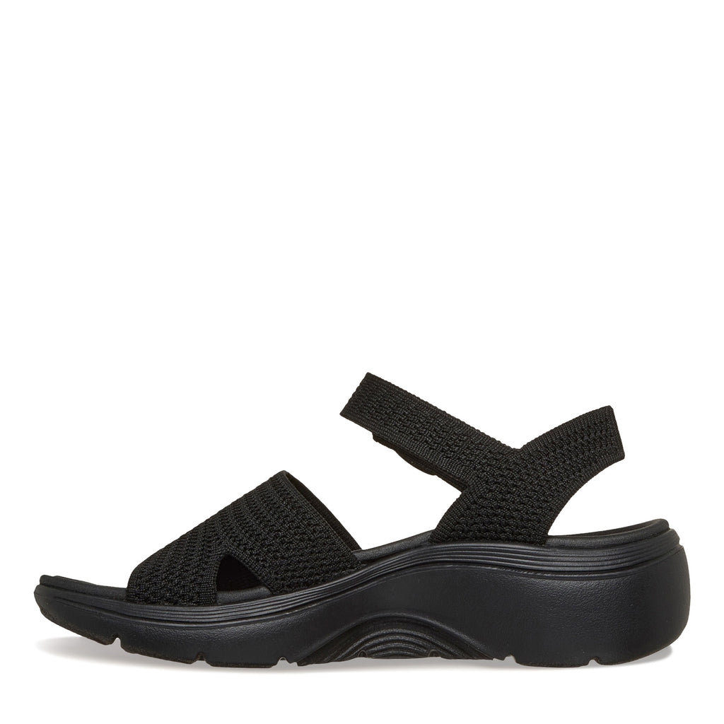 Women's Skechers GO WALK Arch Fit 2.0 Sandal BLACK 140840-BBK