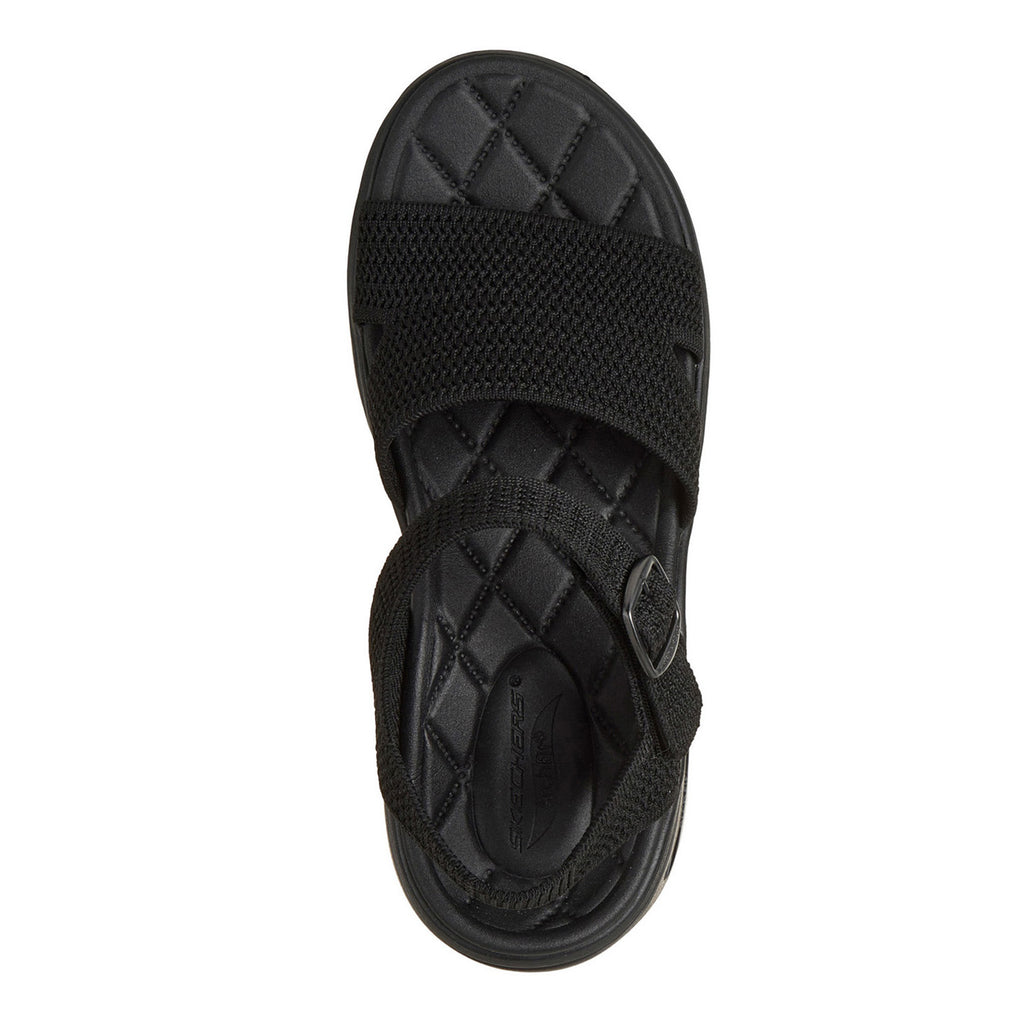 Women's Skechers GO WALK Arch Fit 2.0 Sandal BLACK 140840-BBK