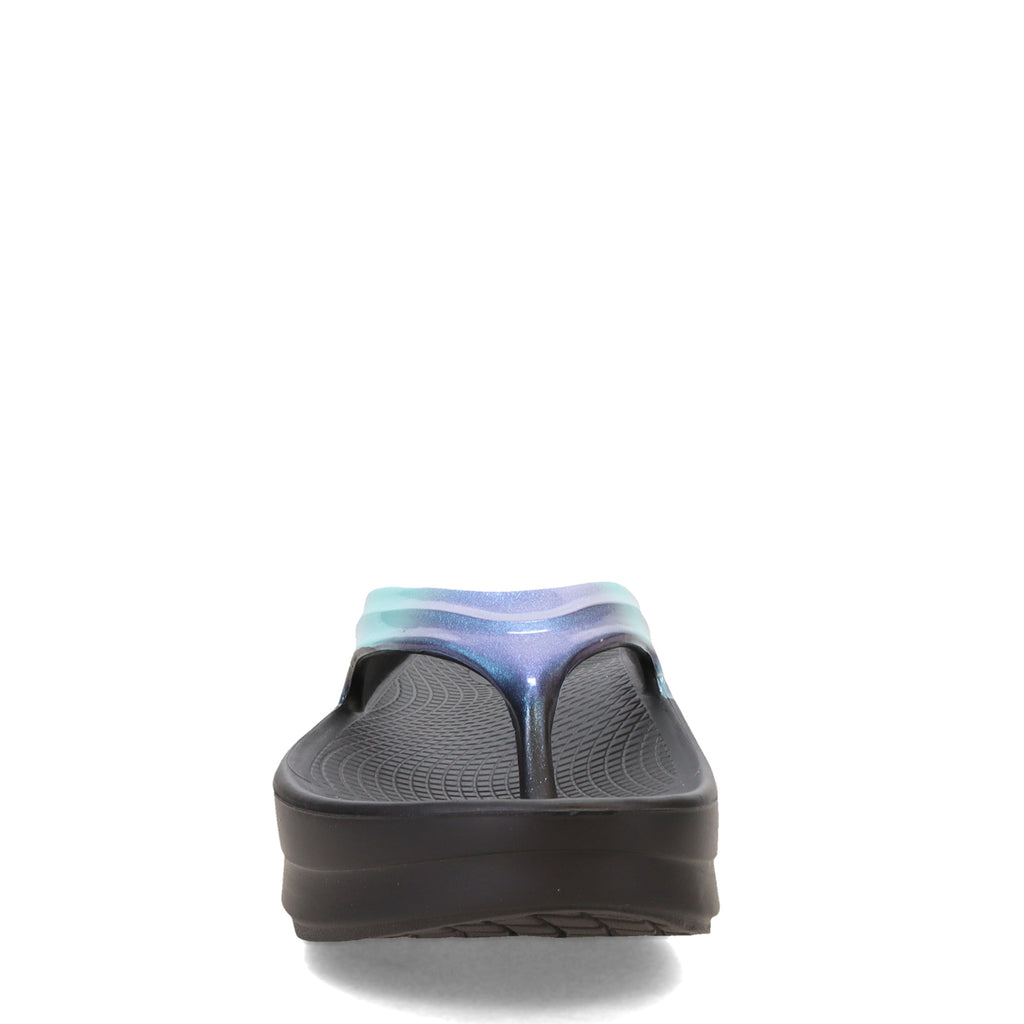 Women's Oofos OOmega OOlala Luxe Sandal ATLANTIS 1411-ATLANTIS