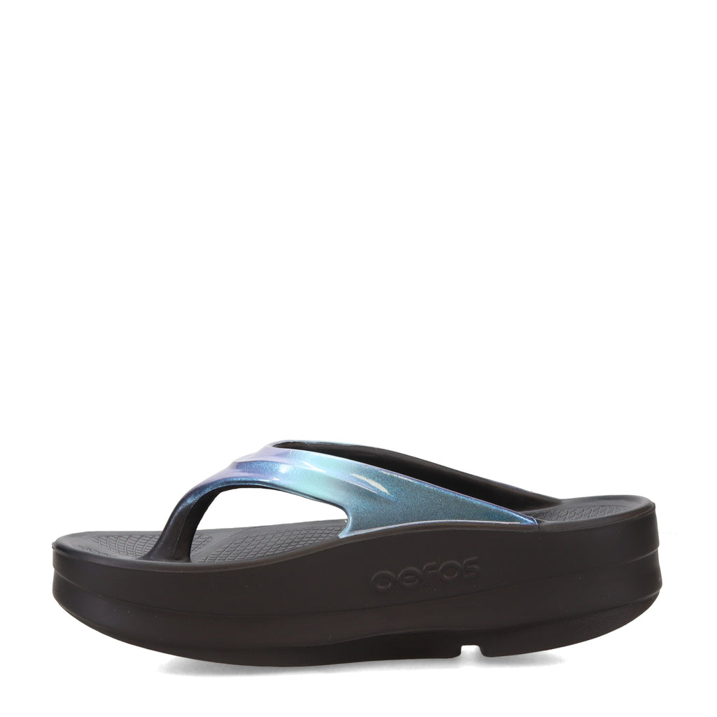 Women's Oofos OOmega OOlala Luxe Sandal ATLANTIS 1411-ATLANTIS