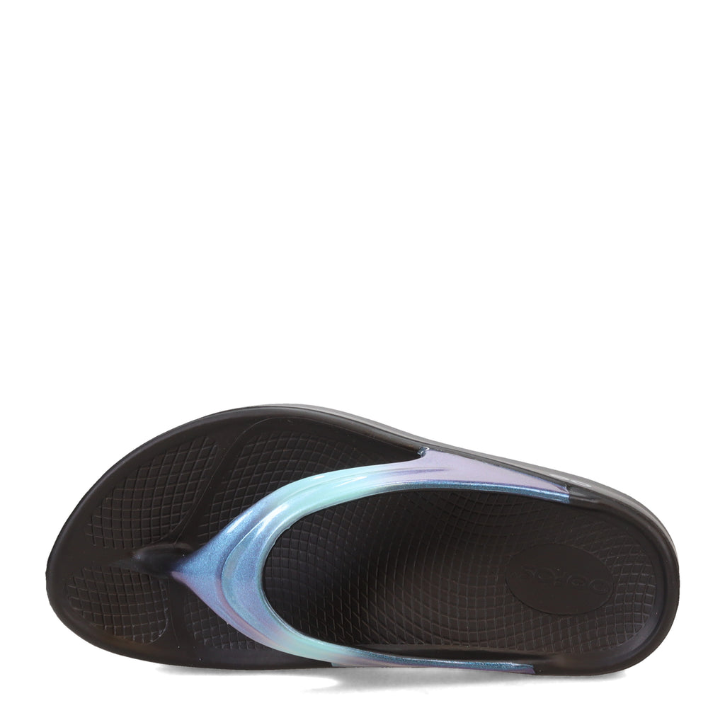 Women's Oofos OOmega OOlala Luxe Sandal ATLANTIS 1411-ATLANTIS
