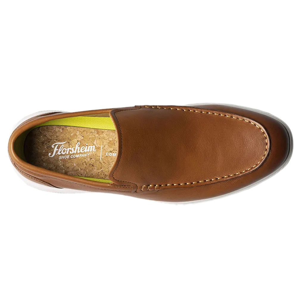 Men's Florsheim Hamptons Moc Toe Venetian Loafer COGNAC 14397-221