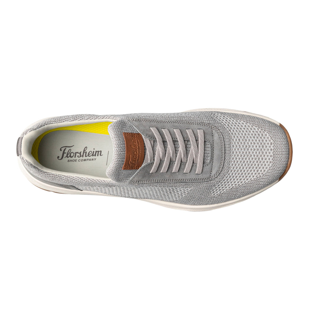 Men's Florsheim Satellite Knit Slip-On Sneaker GRAY KNIT/NUBUCK 14422-020